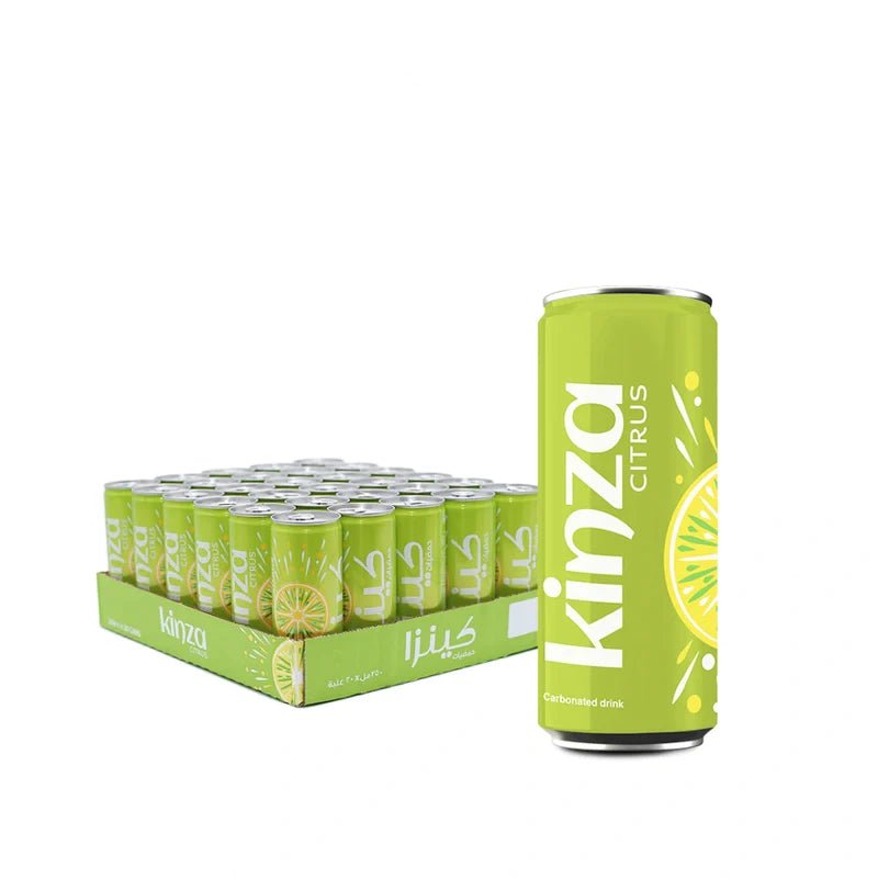 Kinza Citrus Box 30 x 250ml | كينزا بطعم الحمضيات