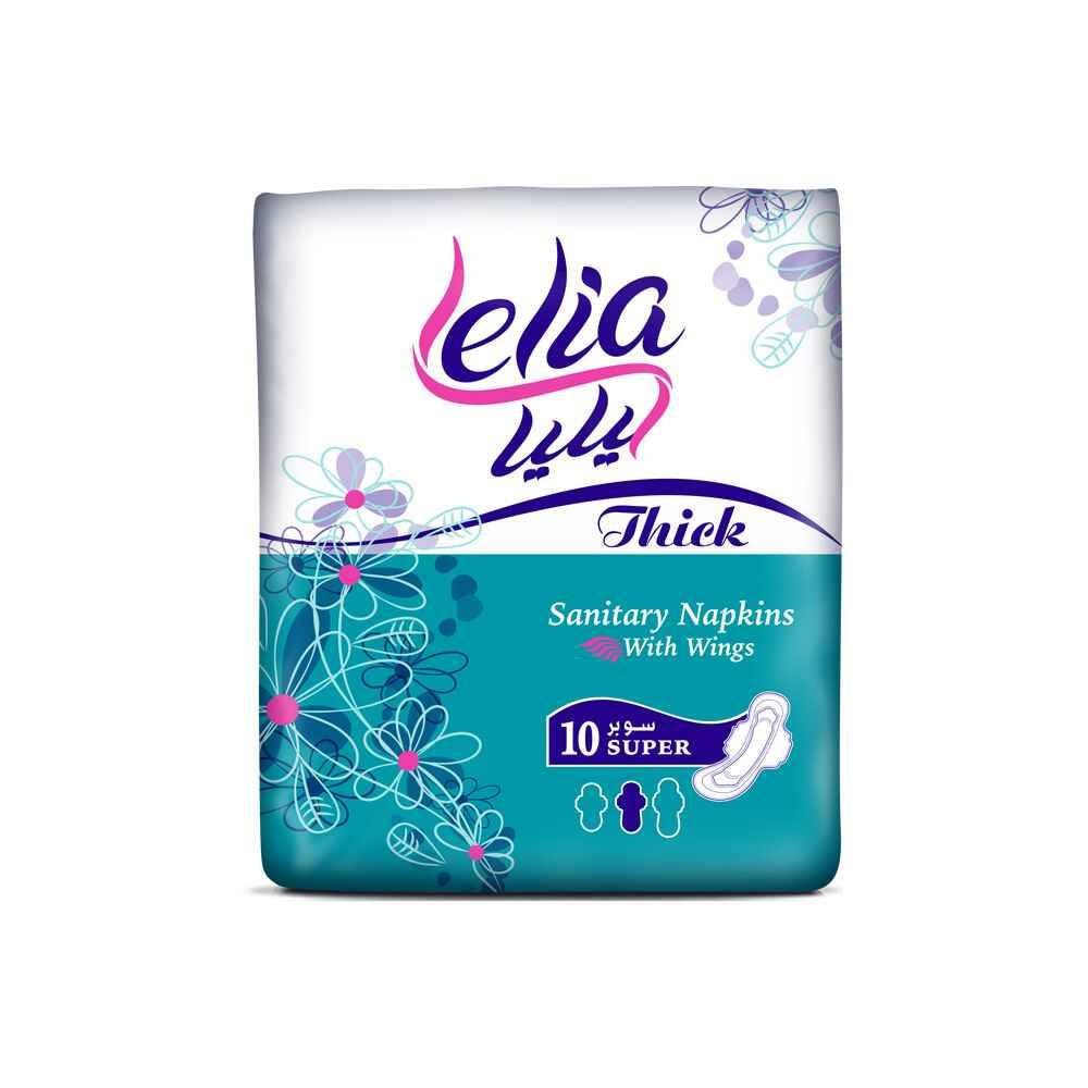Lelia Thick Long Sanitary 12X10 Pads 260mm | فوط نسائية سميكة طويلة قياس 260 مم - 2kShopping