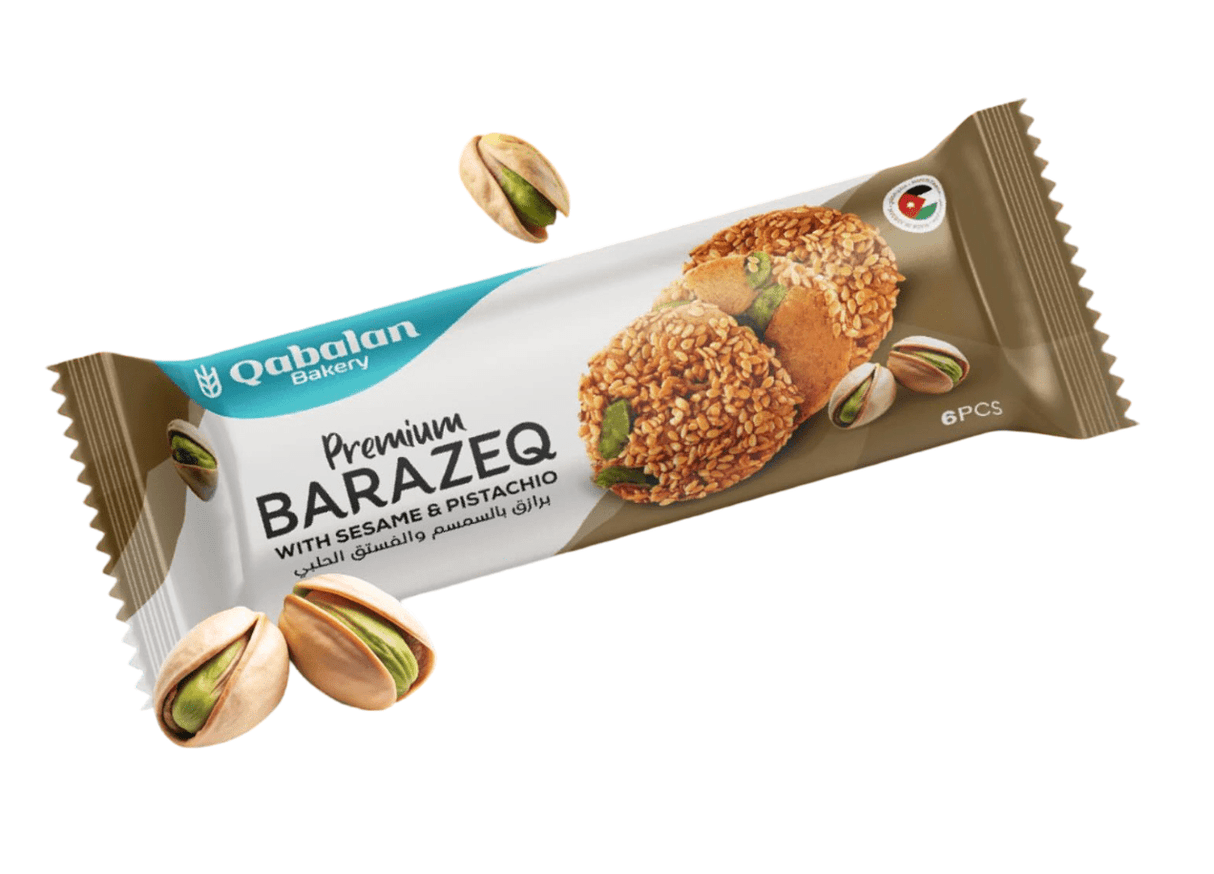 Qabalan Barazek with Pistachio 23g 6pcs | قبلان برازق بالفستق الحلبي - 2kShopping