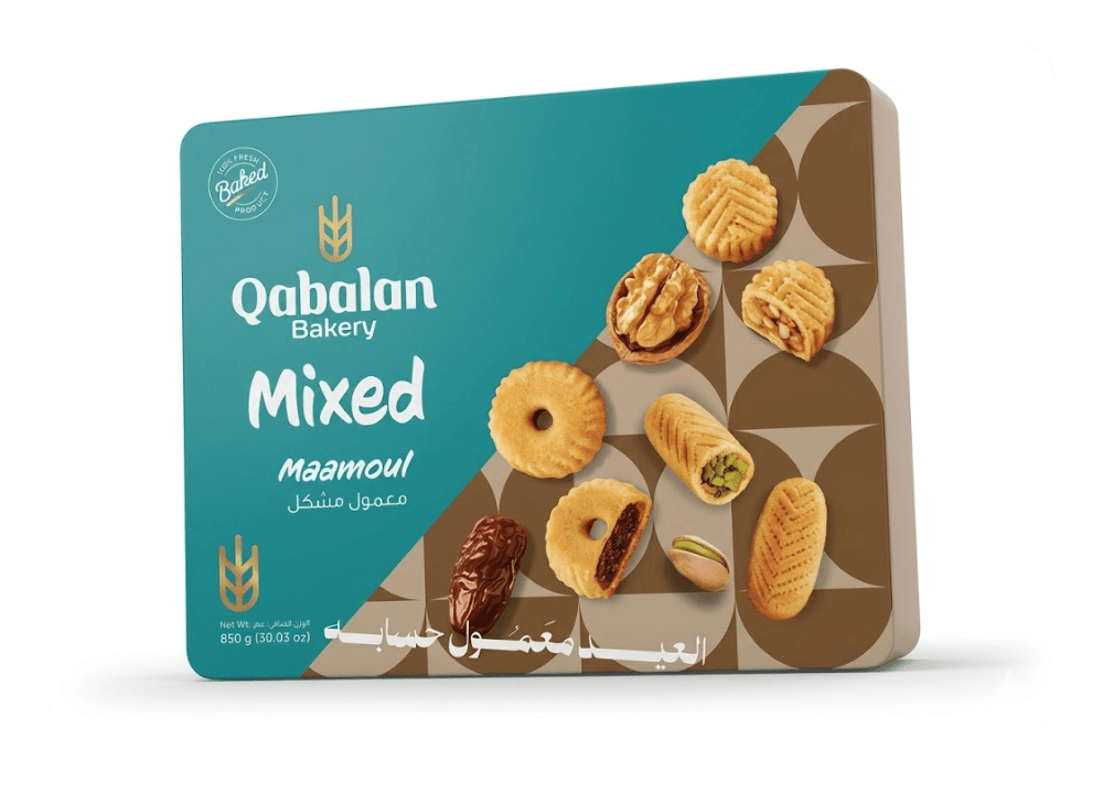 Qabalan Premium Maamoul Mix 850g | قبلان معمول منقش مشكل - 2kShopping