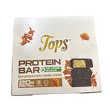 Tops Protein Bar Milk Chocolate with Caramel Almond 12X60g No Sugar Added - 2kShopping