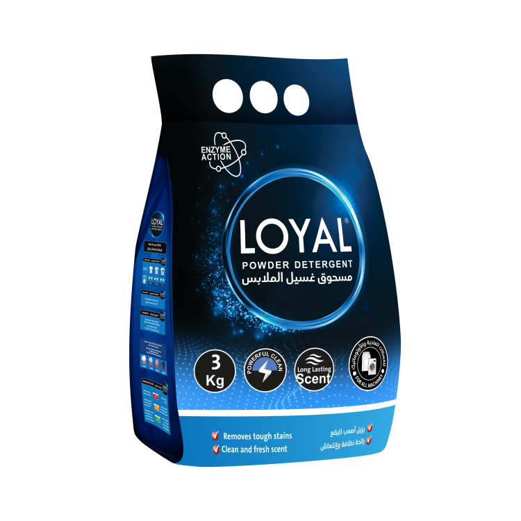 Loyal Detergent Powder 3kg X 4 |لويال مسحوق غسيل الملابس
